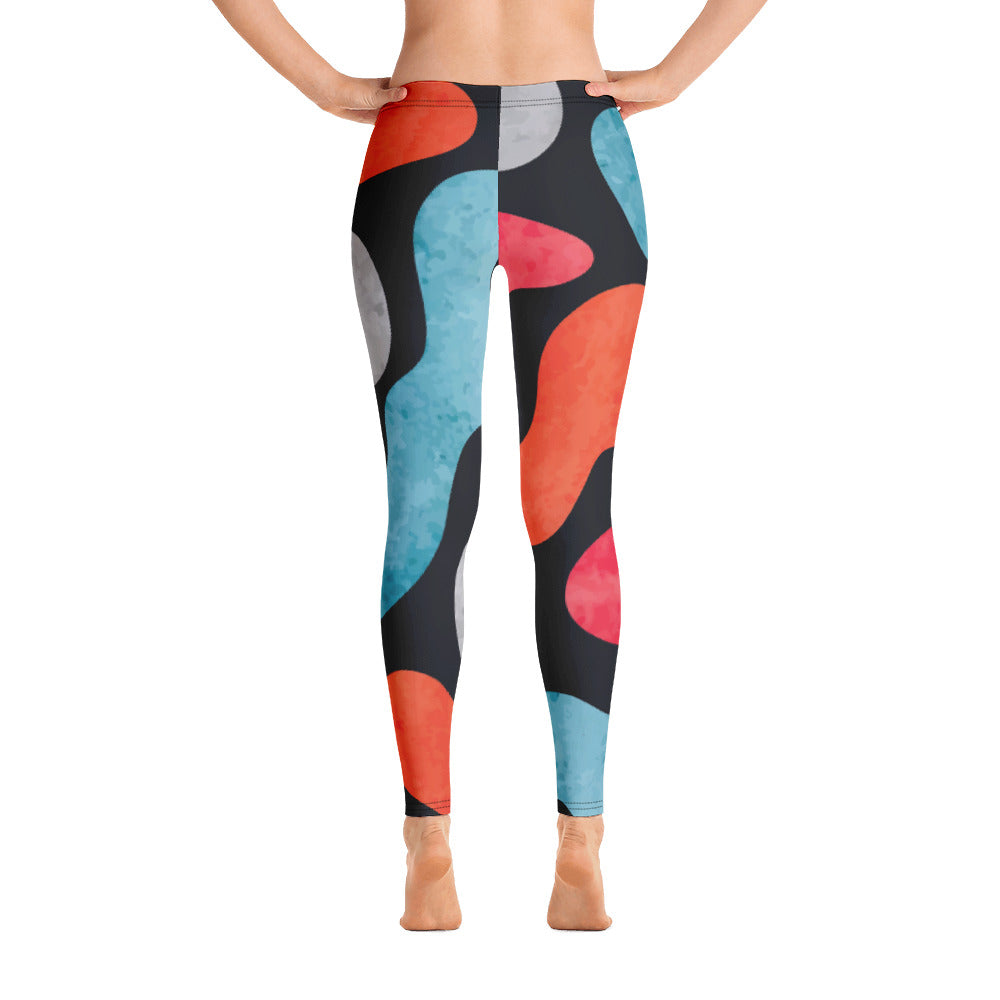 Mariposa Full Graphic Print Yoga Pants V