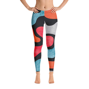 Mariposa Full Graphic Print Yoga Pants V