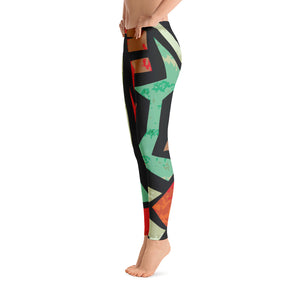 Mariposa Graphic Full Print Yoga Pants II