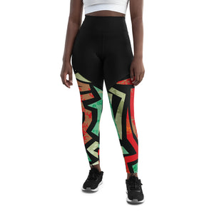 Mariposa Graphic Print Sports Leggings II