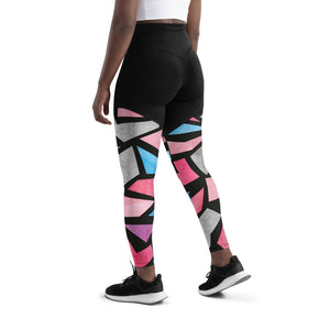 Mariposa Graphic Print Sports Leggings I