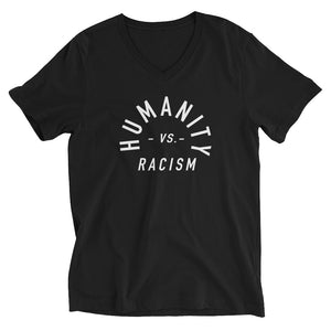 Humanity -vs- Racism Unisex V-Neck Tee