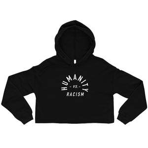 Humanity -vs- Racism Crop Hoodie