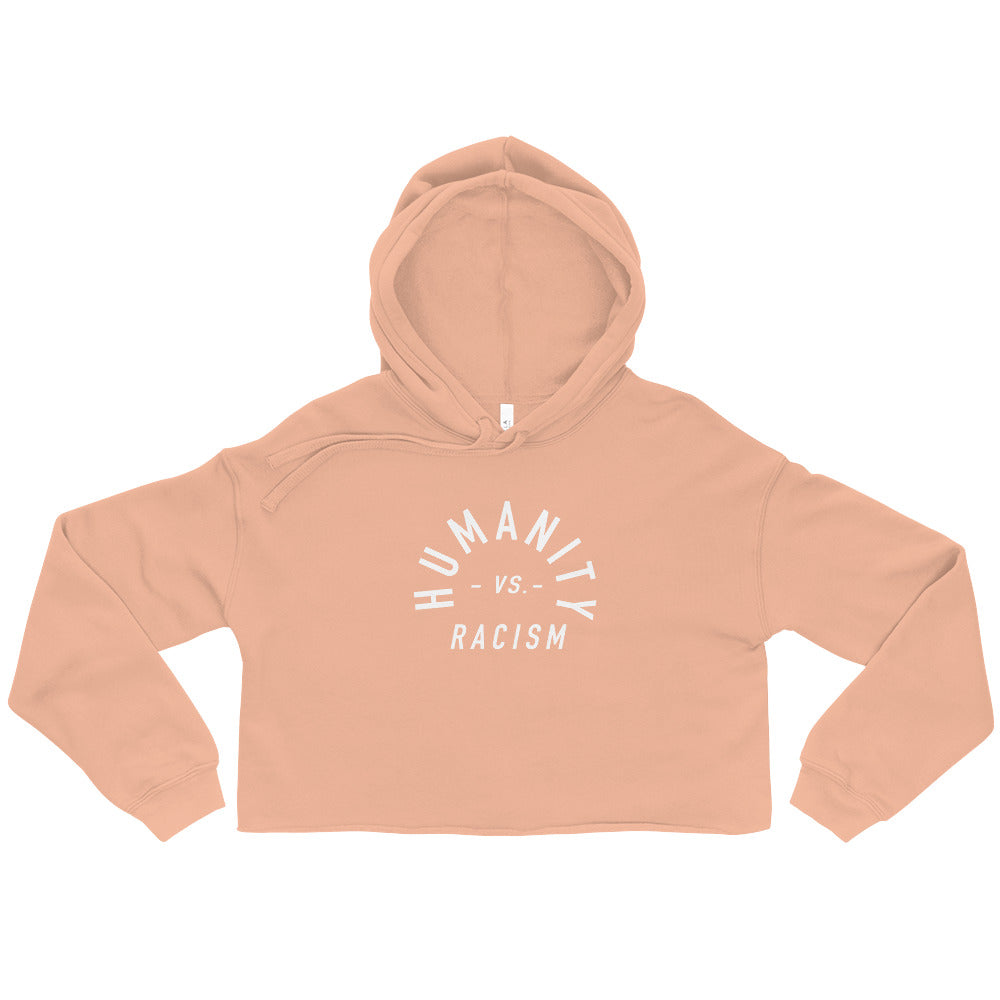 Humanity -vs- Racism Crop Hoodie